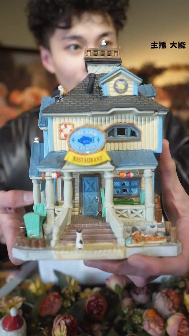 【闪购商品】默认微瑕高端树脂陶瓷摆件M674