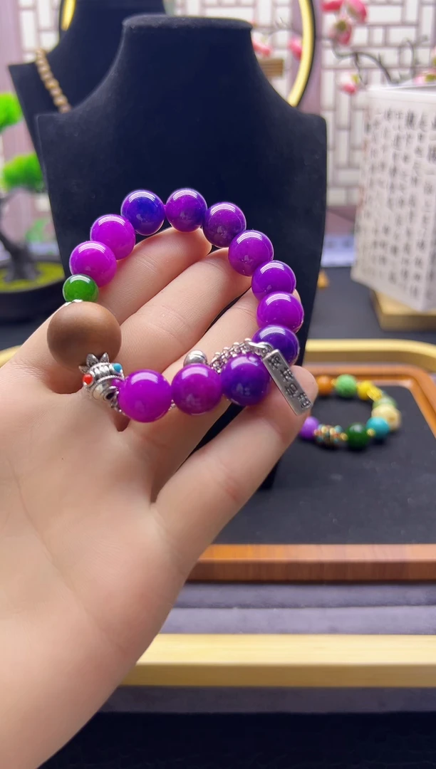 【闪购商品】苏纪石（舒俱来）手链银S925镶嵌S33