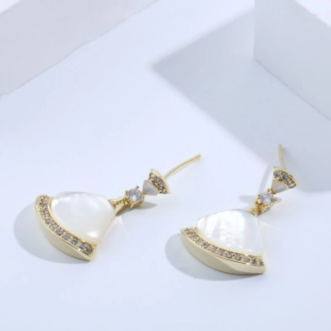 铜合金耳饰 时尚高级感百搭法式复古耳环XL