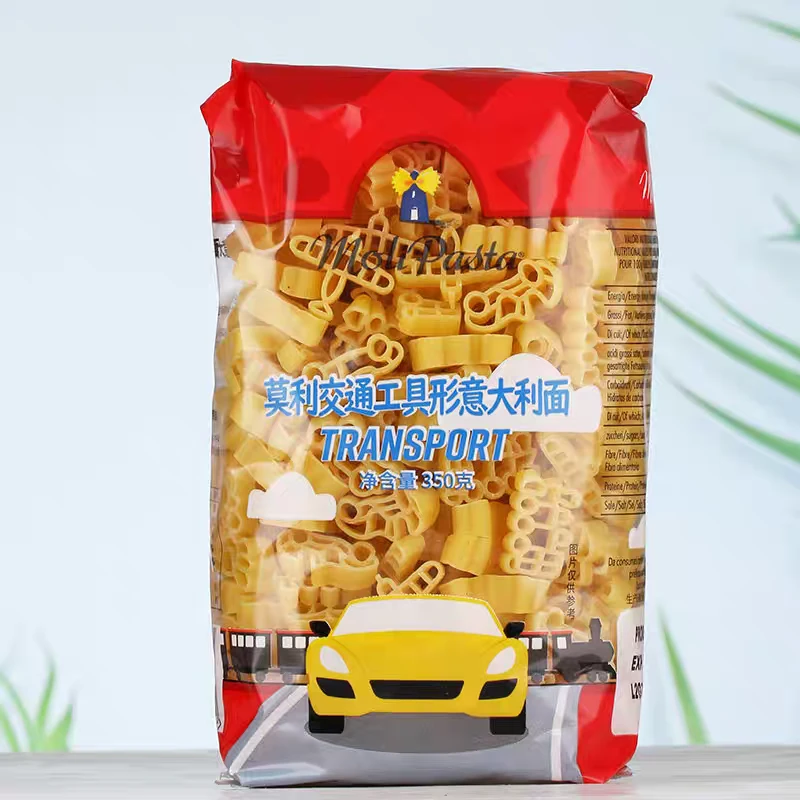 (3包)(26年2月15)莫利儿童意大利面卡通形动物交通工具形