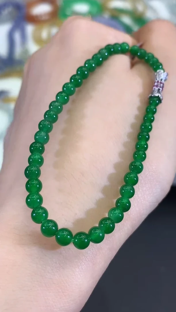 未镶嵌手串翡翠C219