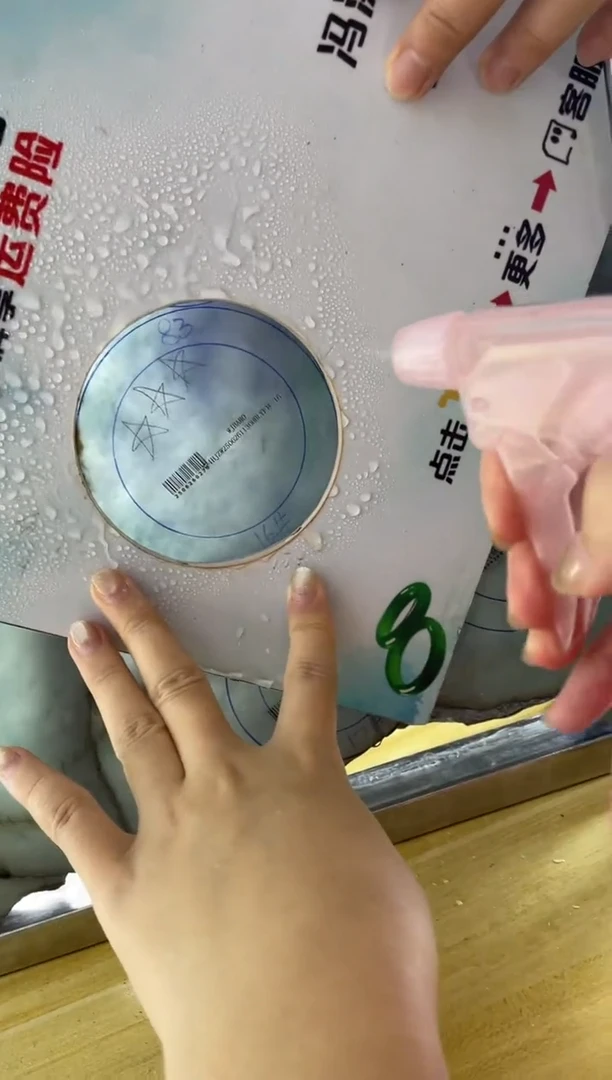 未镶嵌手镯定制翡翠小*使手镯