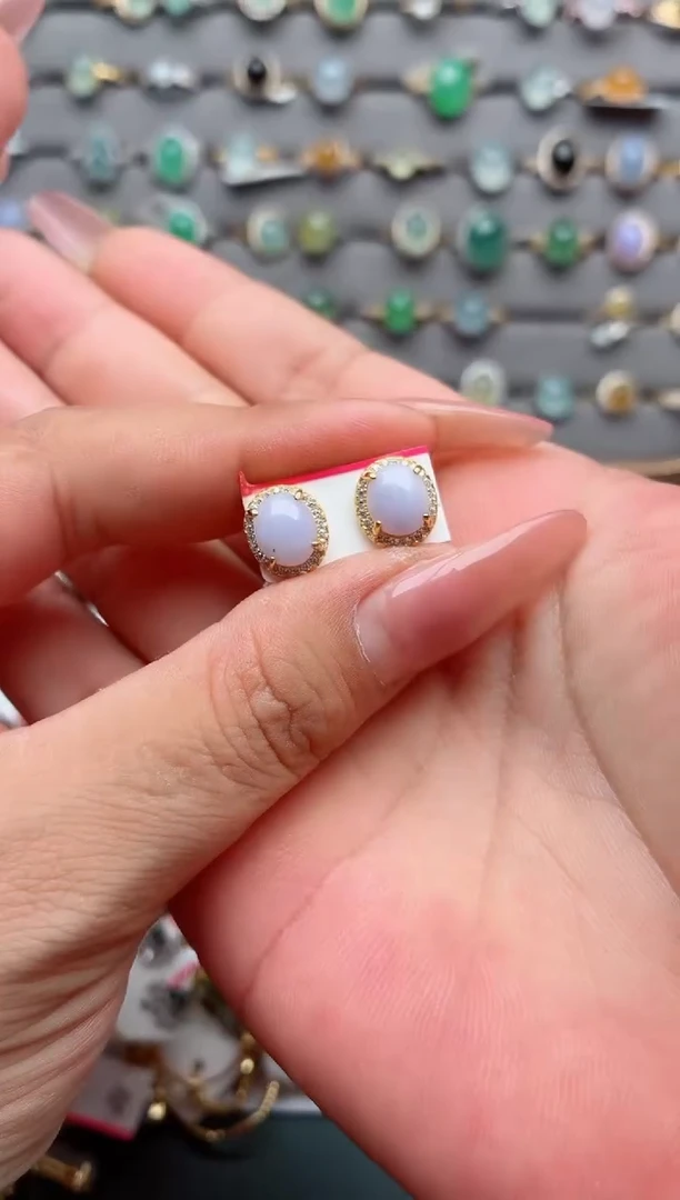 银S925镶嵌戒指翡翠.