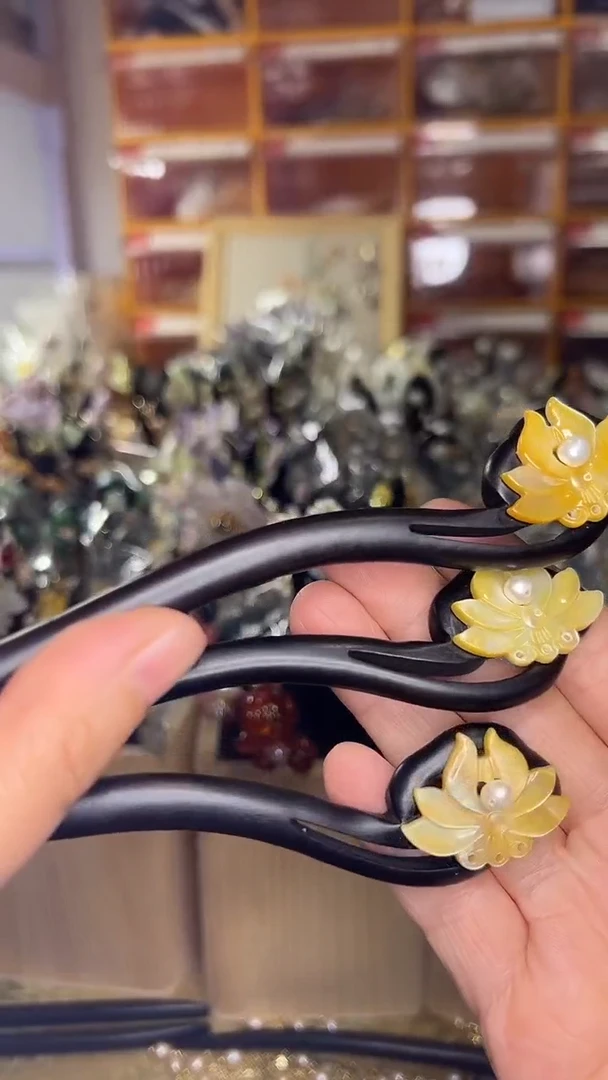 非金属木质美丽发簪