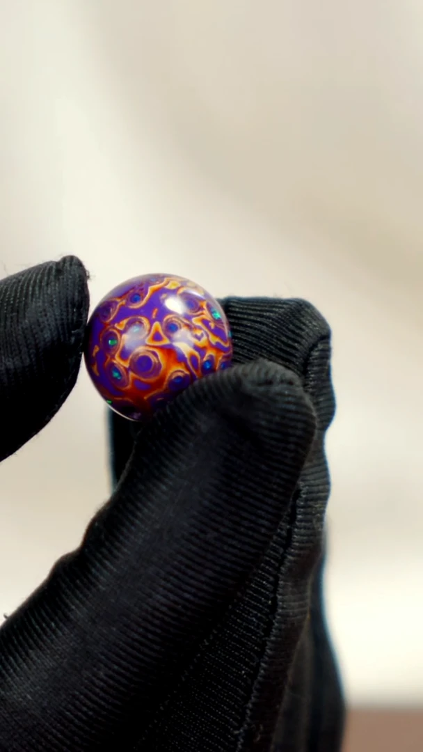 疯子大漆紫金满欧15mm