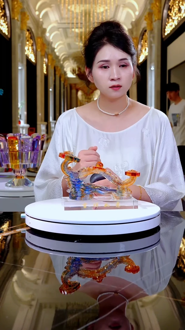 摆件琉璃WG0502琉璃如意摆件