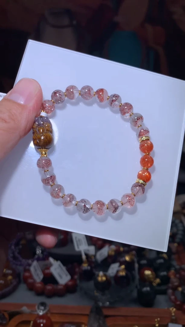 未镶嵌珠宝半成品水晶金草莓