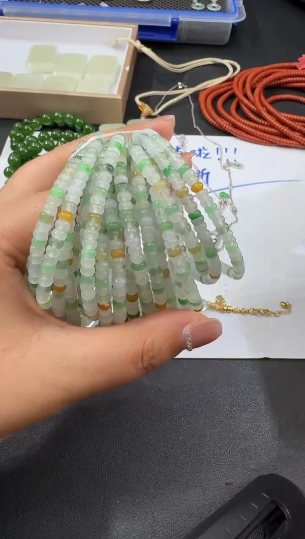 【闪购商品】翡翠手串未镶嵌S0311-S459-0799多样性一件