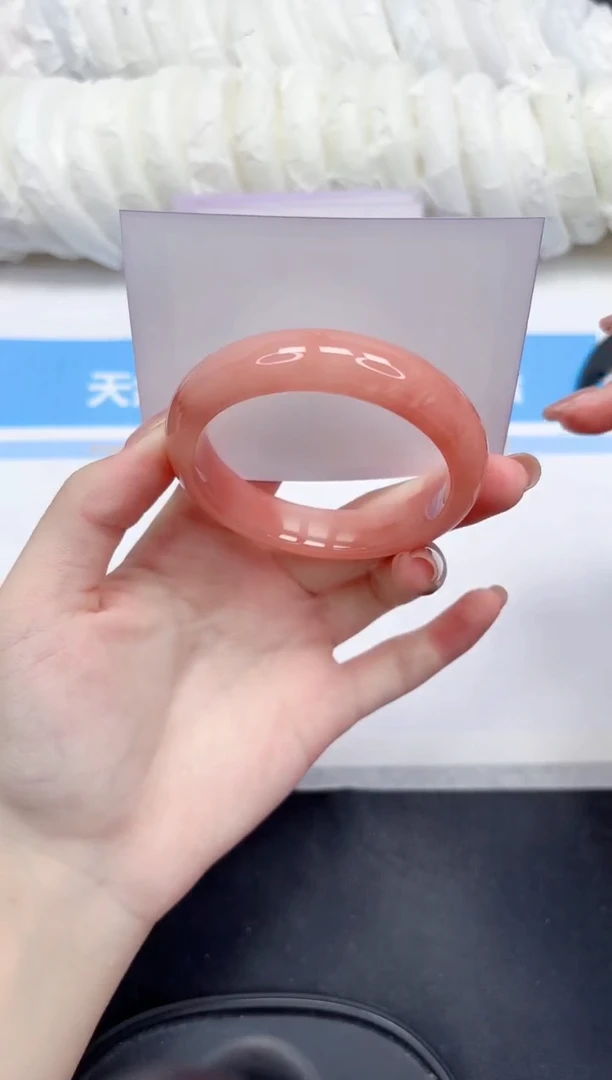 未镶嵌手镯石英质玉140-58-送女友