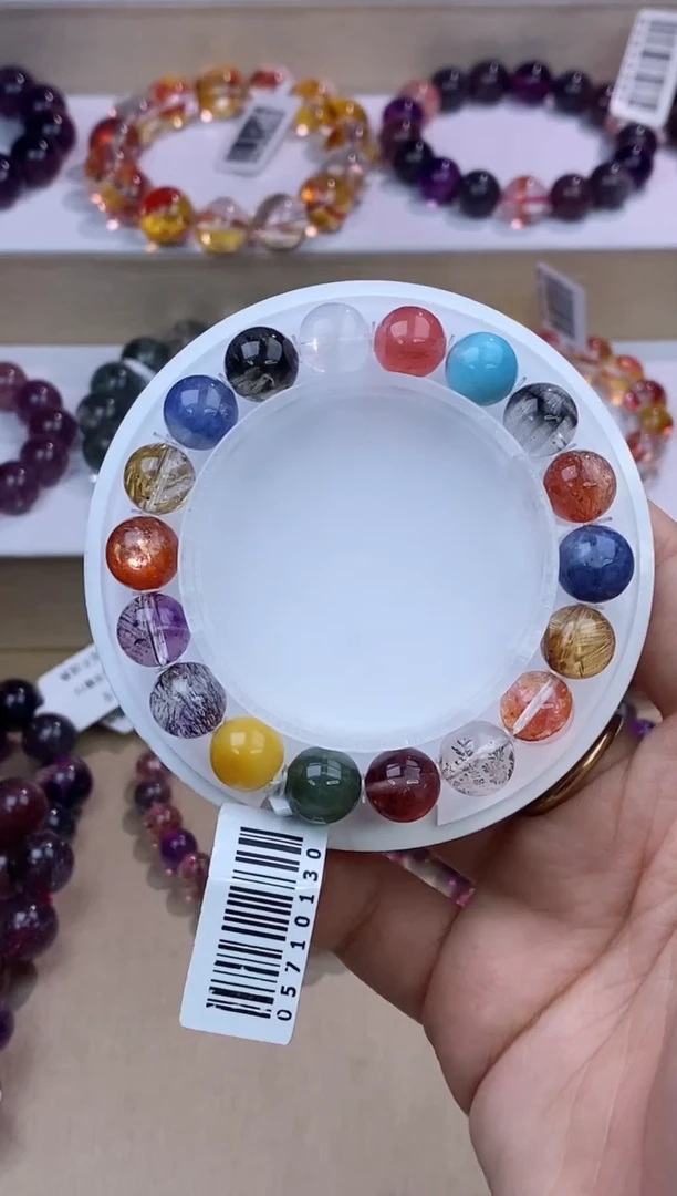 水晶手链未镶嵌多宝水晶9m+