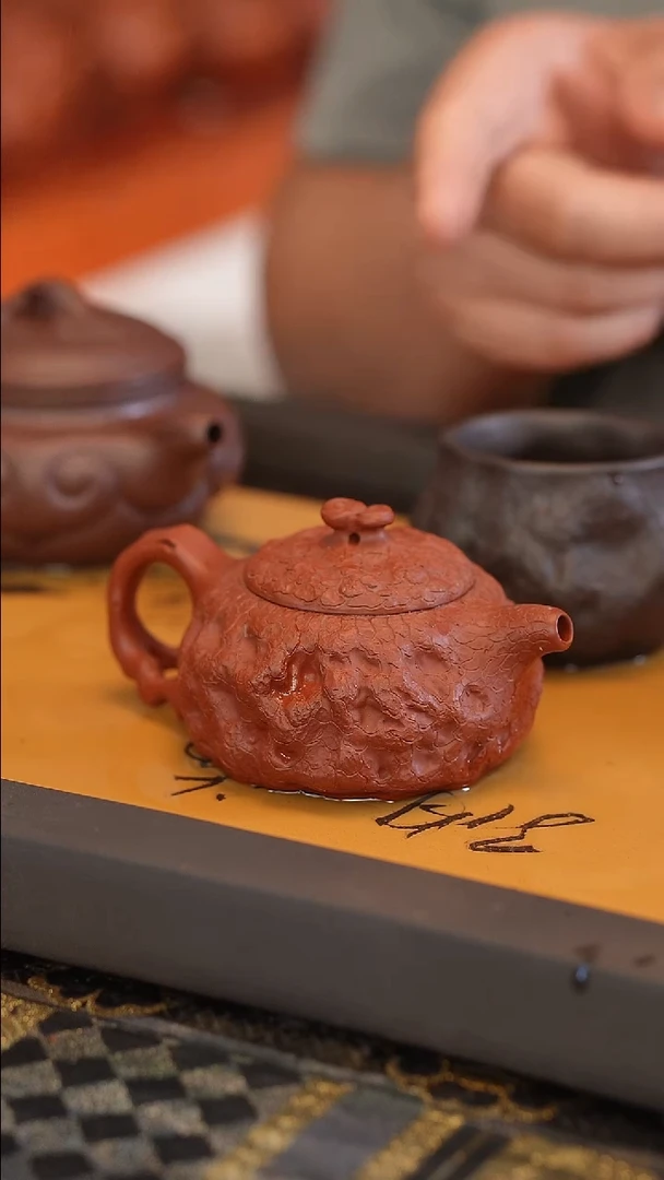 茶壶紫砂供春 大红袍 160cc