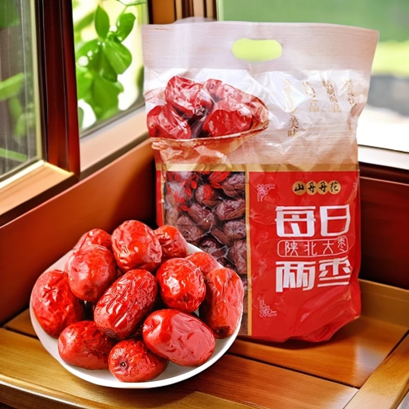 陕北红枣肉质特大枣干货特产软糯特级干果酥脆清甜孕妇枣子灰枣