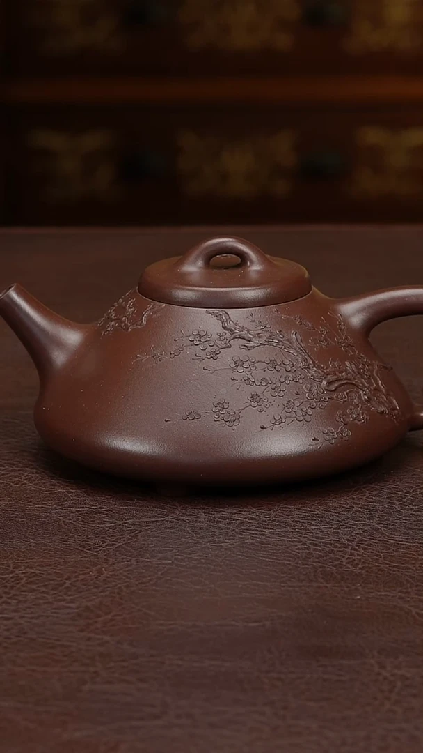 茶壶紫砂大*彭年石瓢