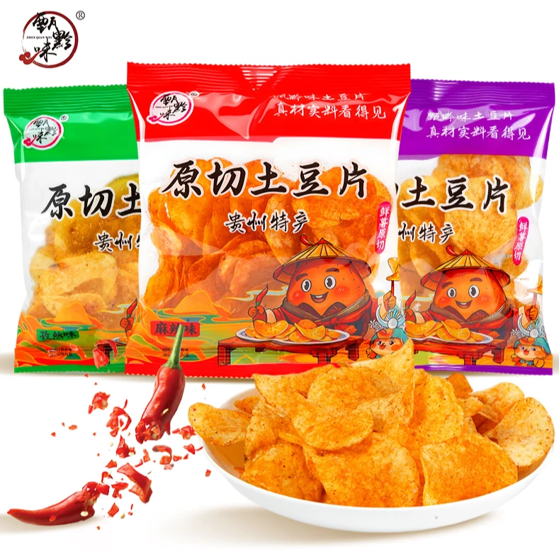 正宗贵州麻辣土豆片香辣洋芋片解馋追剧休闲小零食
