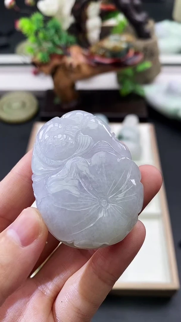 颈饰未镶嵌翡翠天然缅甸A货翡翠