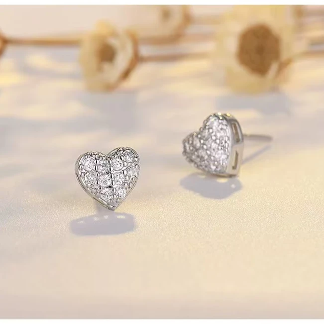 925银耳饰 银耳钉女耳钉气质轻奢百搭小众简约520送女朋友的礼物