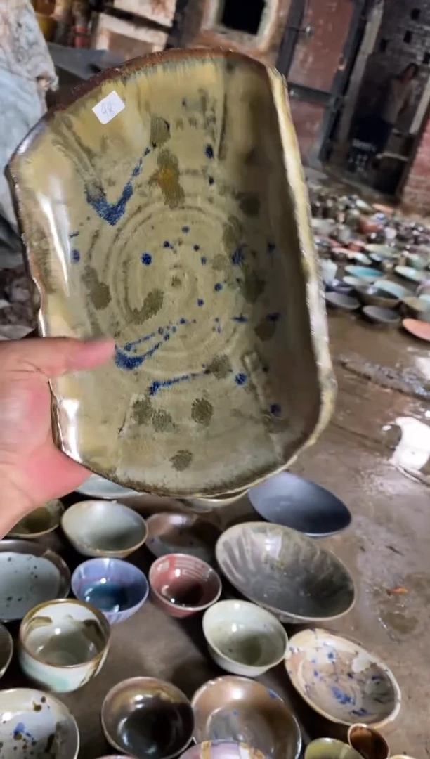 浪鬼柴烧-釉陶不**海壶承