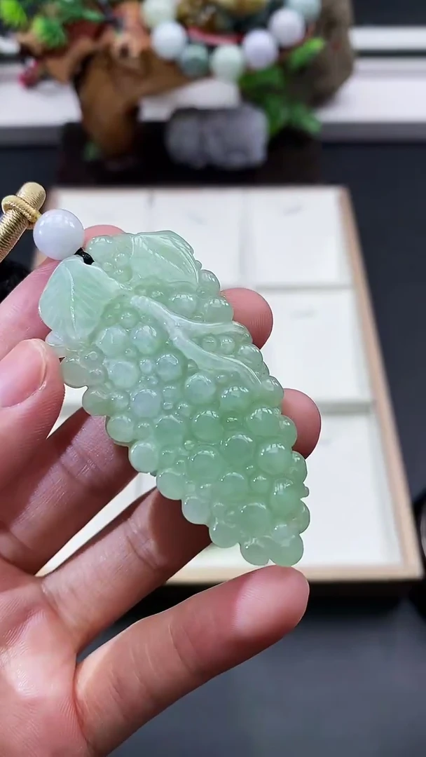 颈饰未镶嵌翡翠天然缅甸A货翡翠