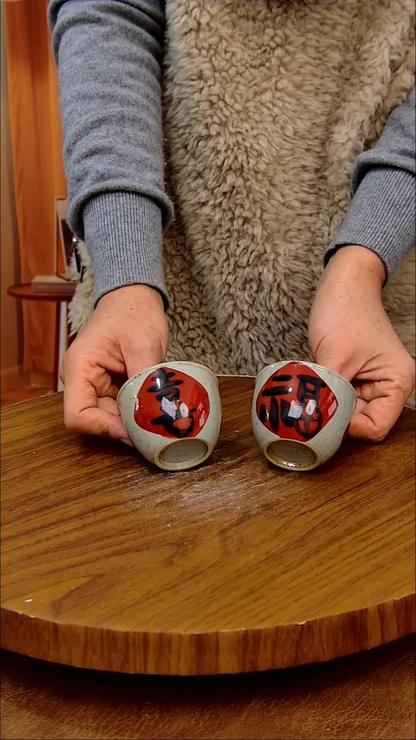 杯子陶景德镇手工手绘釉下彩陶瓷