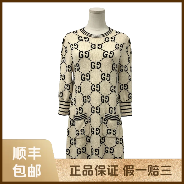 妃鱼/古驰/棉/连衣裙/95新/s零九一六