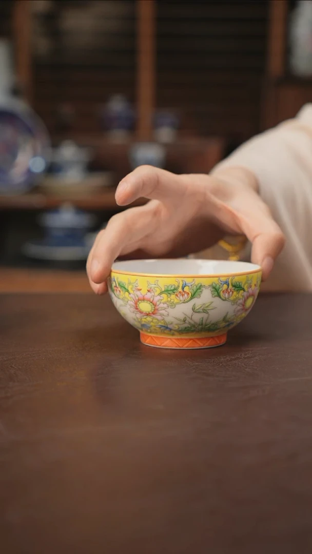 杯景德镇陶瓷杯碗柴烧多人