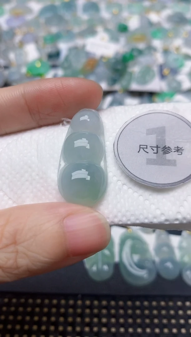 颈饰未镶嵌翡翠天然缅甸A货翡翠