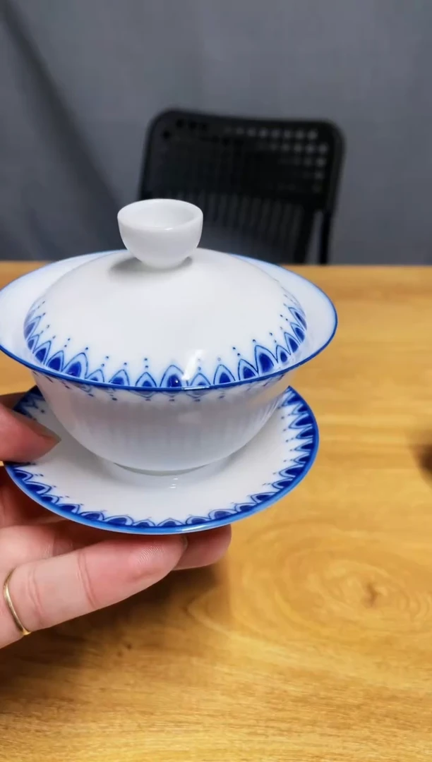 【闪购商品】【瓷心匠物】直播间福利三角盖碗