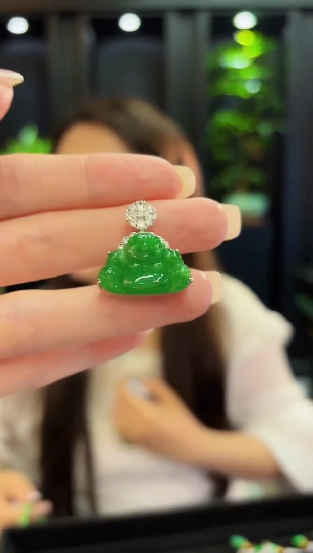 颈饰未镶嵌翡翠 缅料A货/支持复检/一件