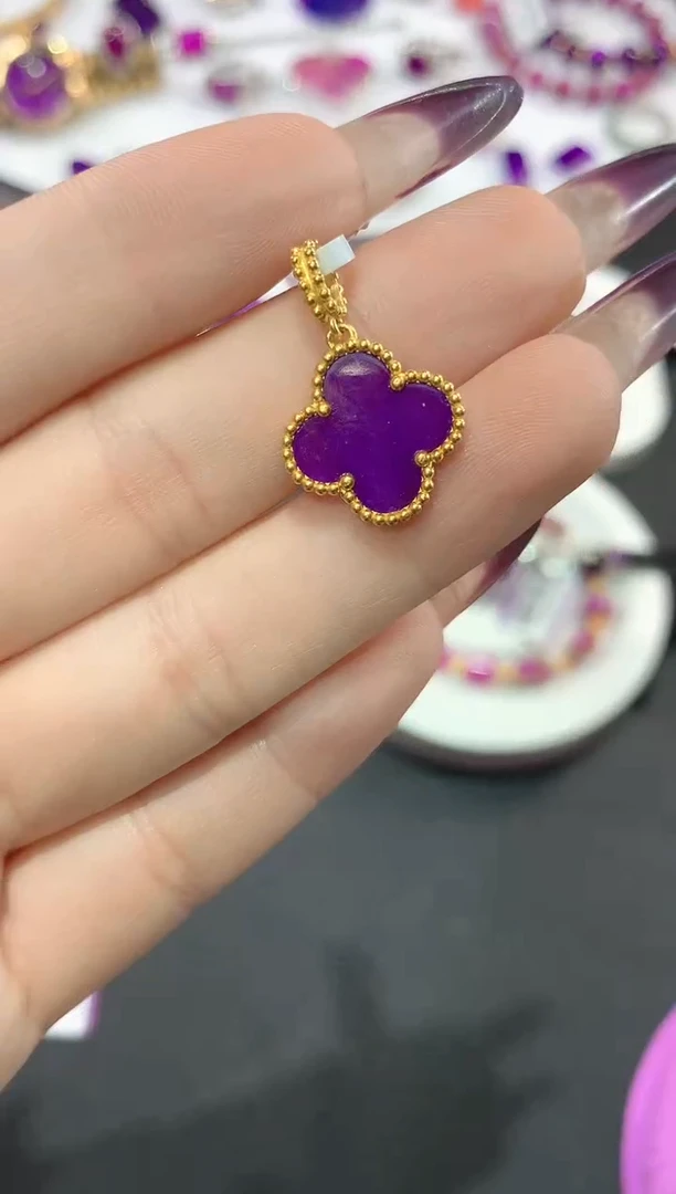 苏纪石（舒俱来）足金镶嵌.吊坠