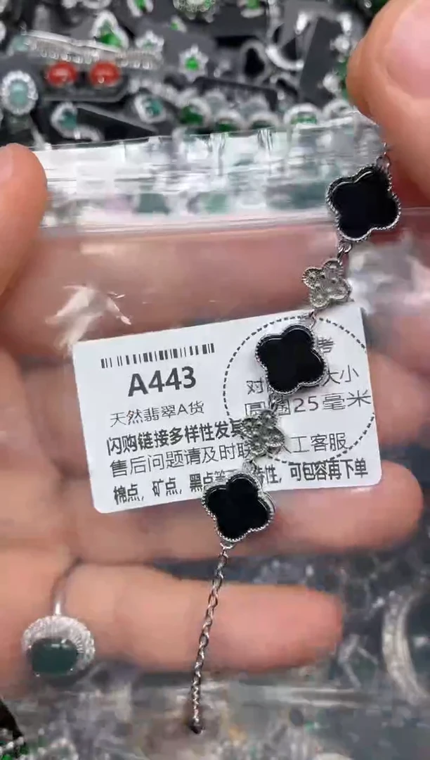 颈饰未镶嵌翡翠A443手链