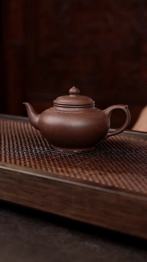 茶壶紫砂紫泥笑樱