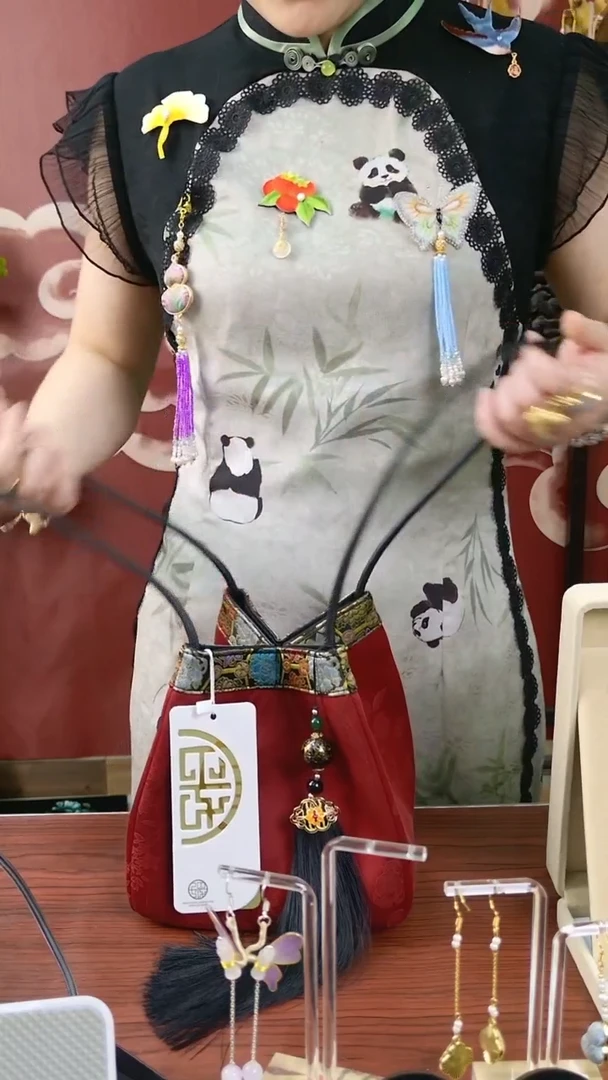 刺绣非遗香云纱包包