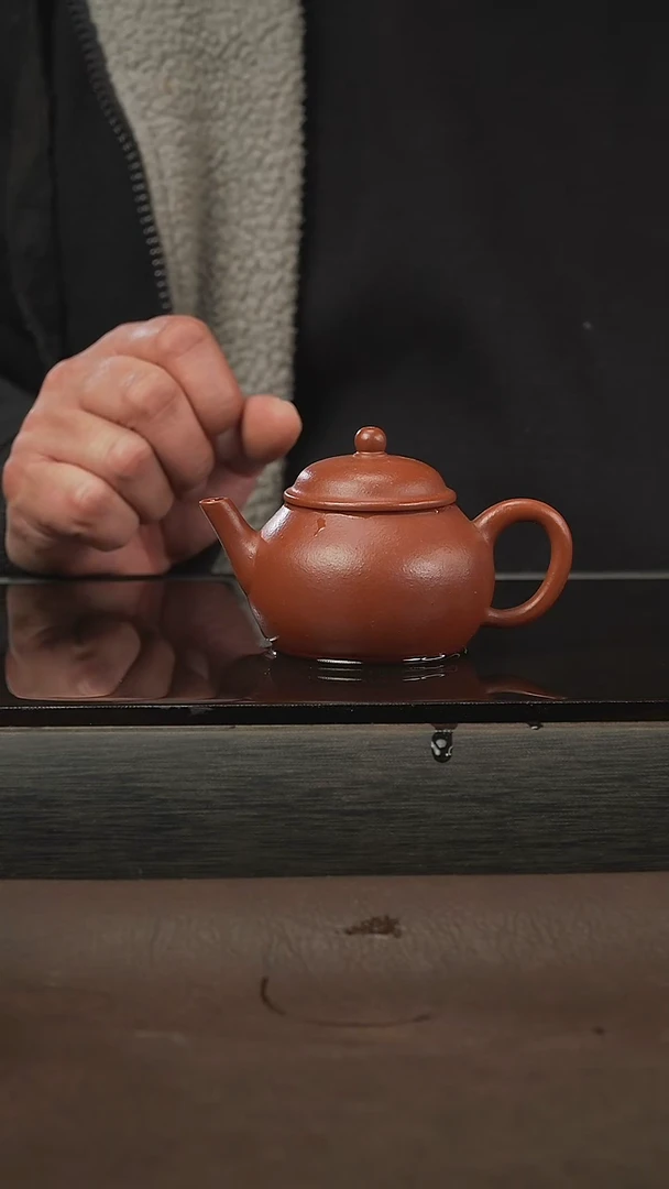 茶壶紫砂 120cc 赵庄朱泥