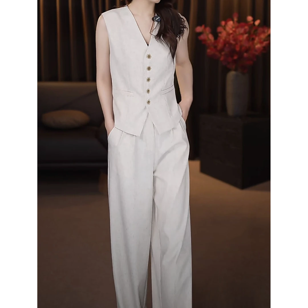 A新款套装女2025早春高定轻奢气质显瘦套装女BN25251