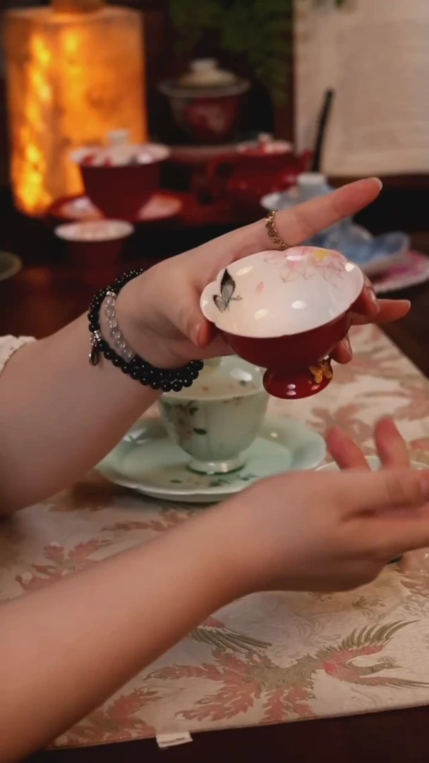 桃夭高足茶杯 哈哈哈哈