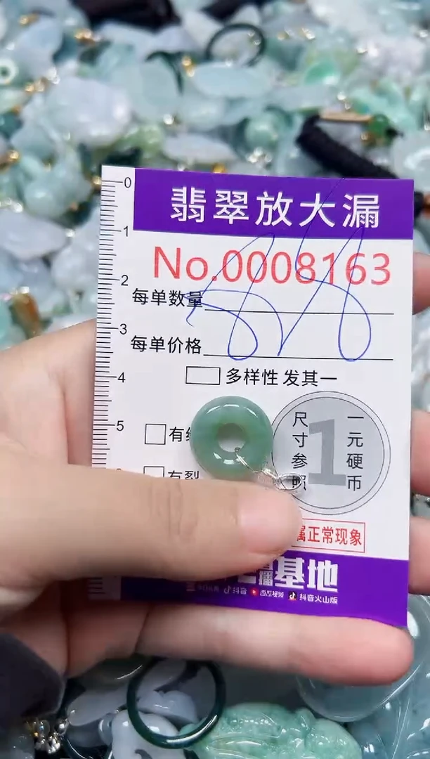 颈饰未镶嵌翡翠8163