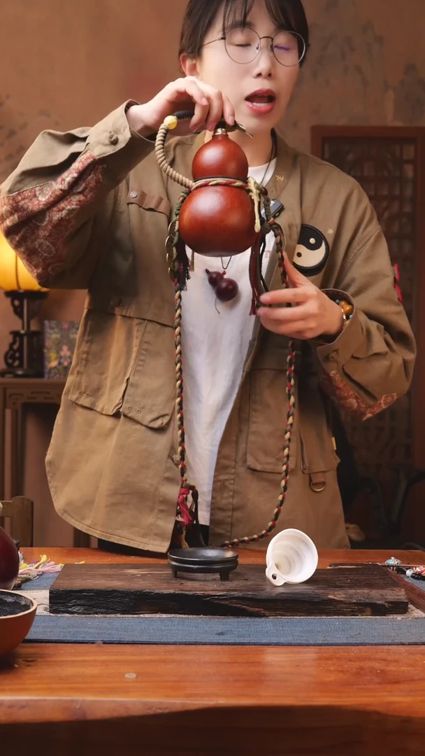 【闪购商品】341号精品大漆葫芦防腐防渗装饮料水茶酒