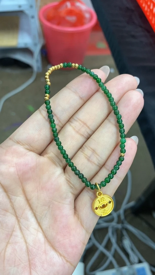 未镶嵌手链翡翠diy手串