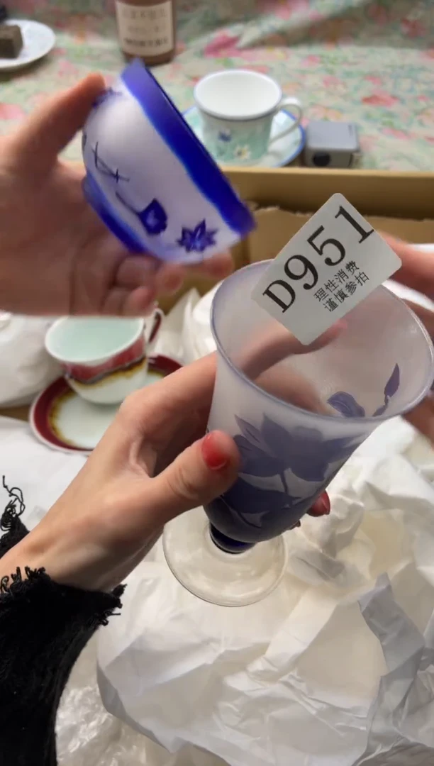 水晶玻璃杯套款东**猪       D951