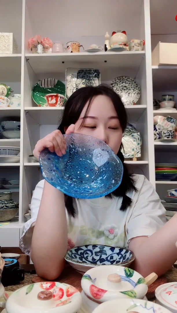 陶瓷日本进口水野硝子玻璃盘