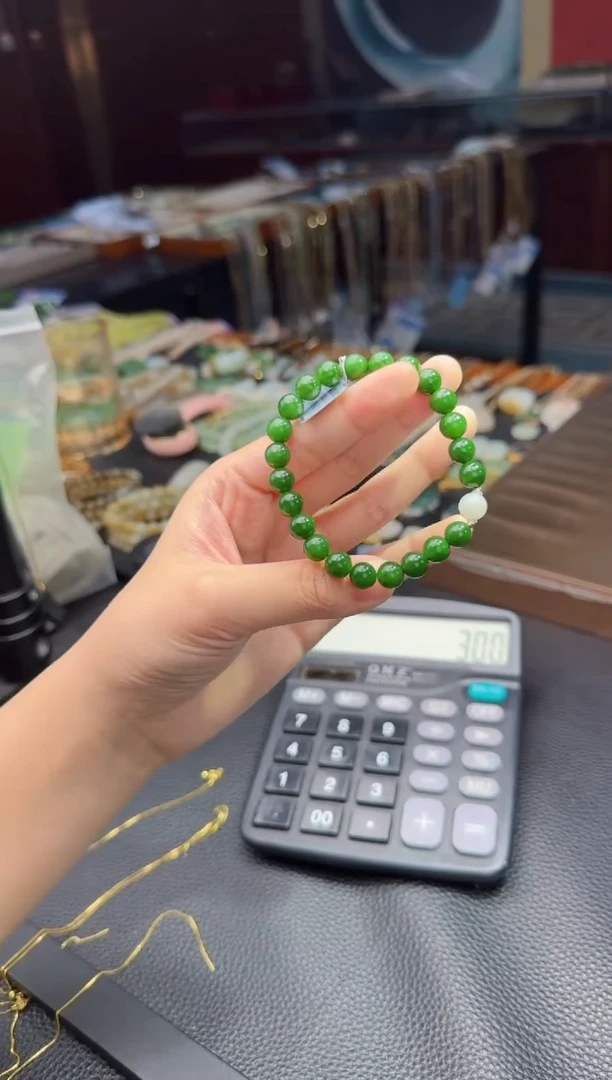 手串未镶嵌和田玉碧玉diy单圈手串