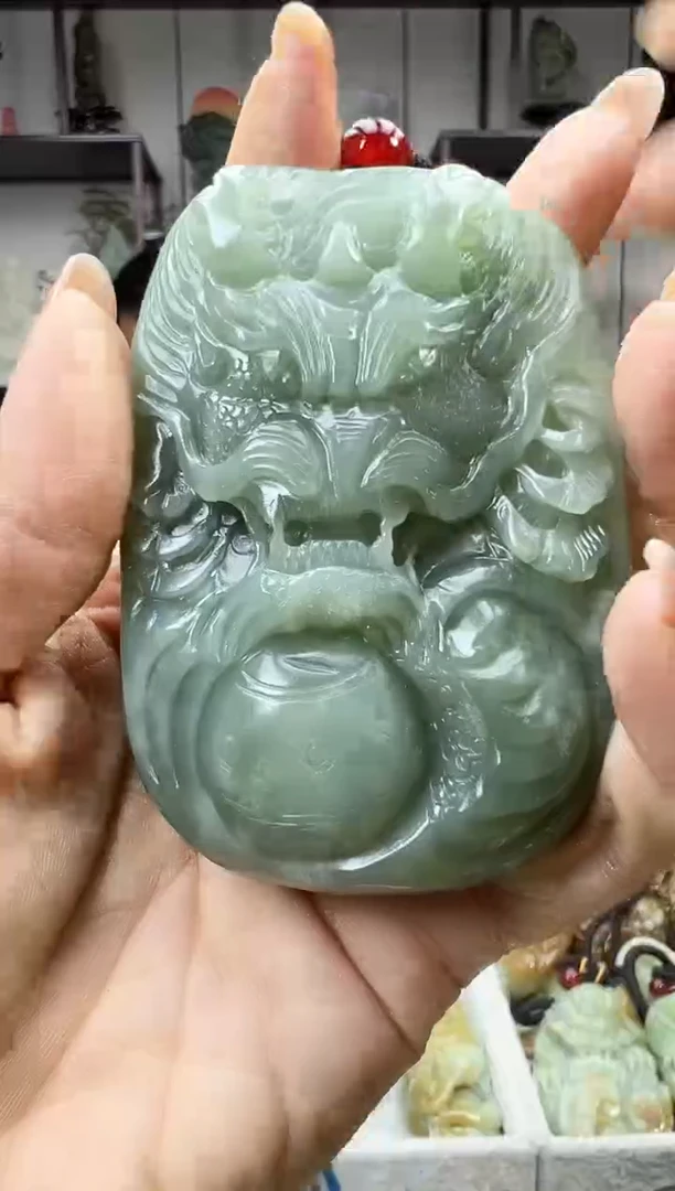 和田玉未镶嵌把件1