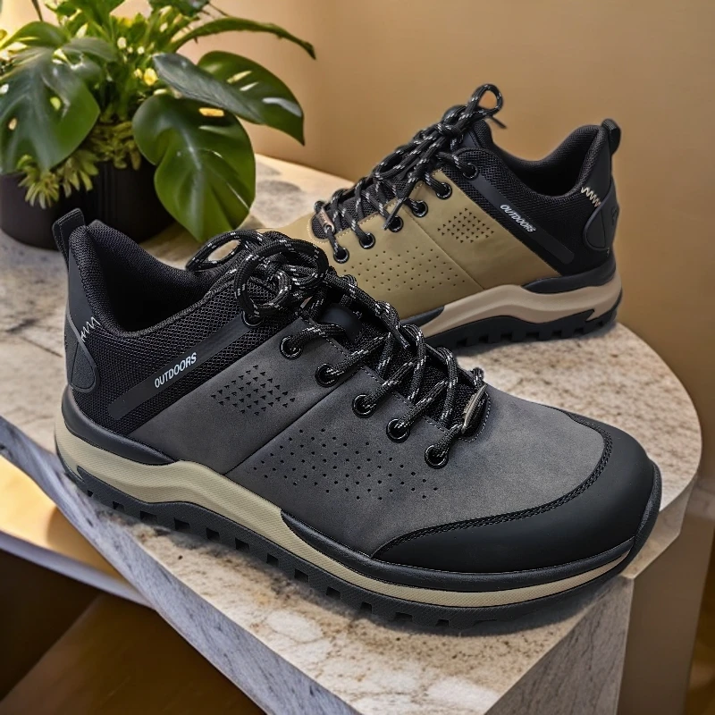 微瑕疵外贸高品男士轻便透气夏季户外黑色运动运动鞋