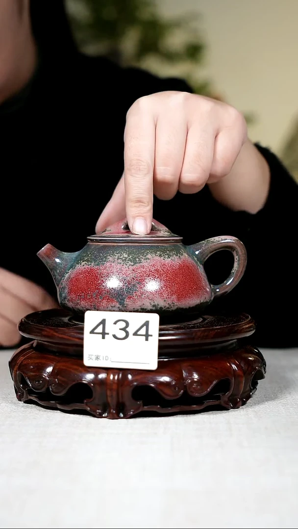 壶钧瓷钧瓷茶器摆件