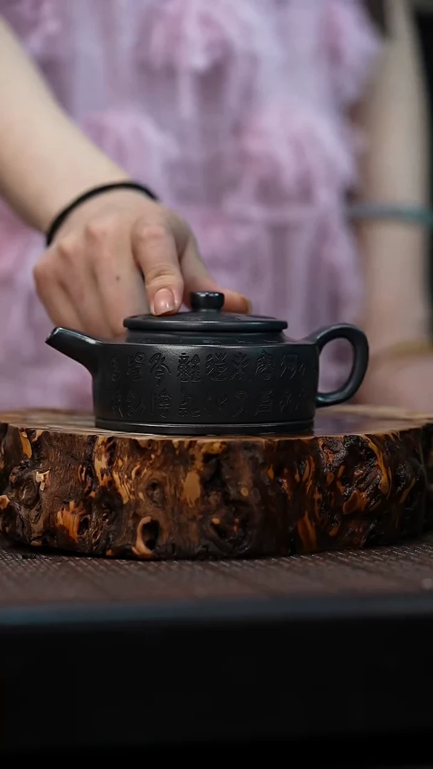 茶壶紫砂宜兴岁颐传砂原矿全手33