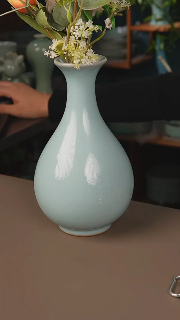 天青玉壶春微暇21
