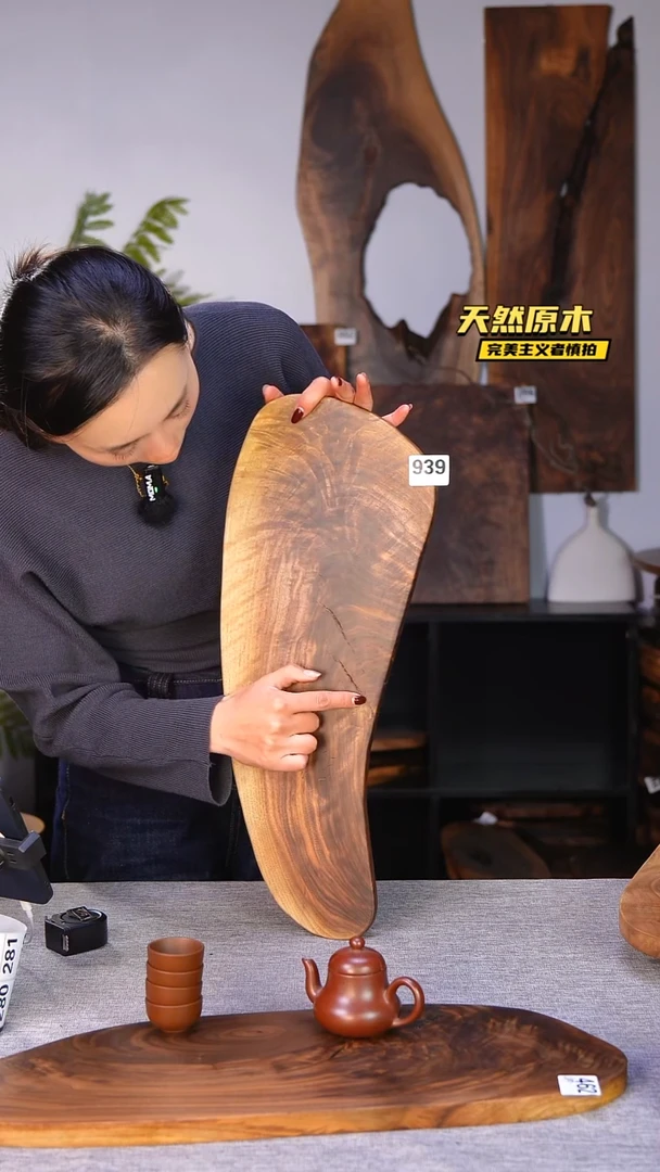 木北美黑胡桃原木.干裂疤结不属于商品质量问题完美主义者慎拍1