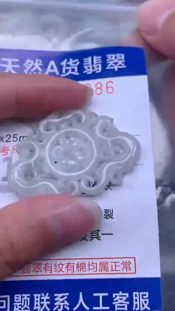 翡翠未镶嵌吊坠(不含链)1