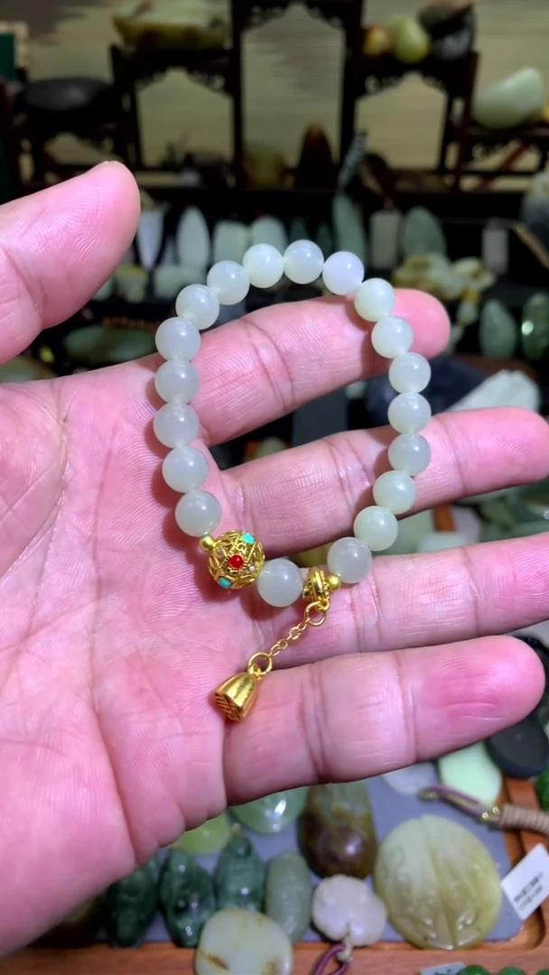 【闪购商品】和田玉颈饰合金且末卡8