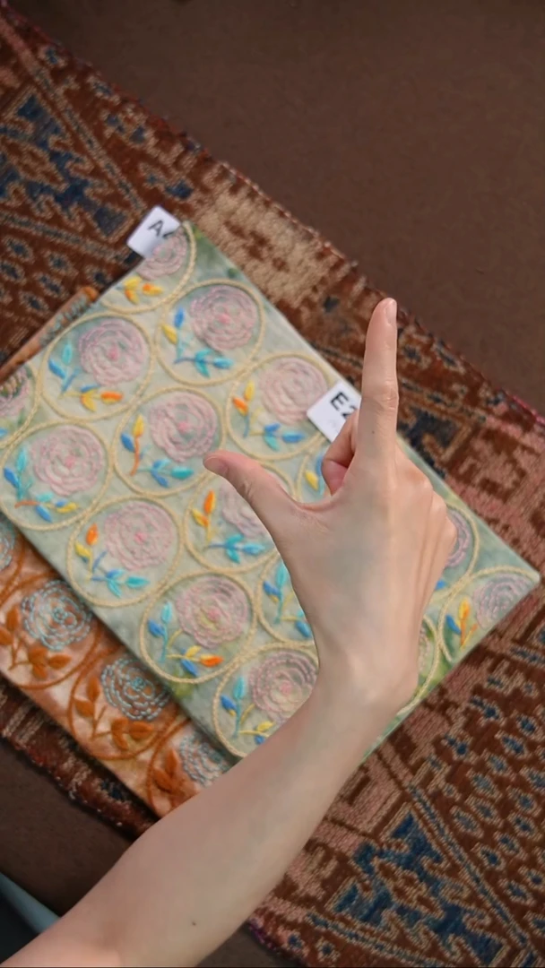 织绣杯垫7+摸鱼2
